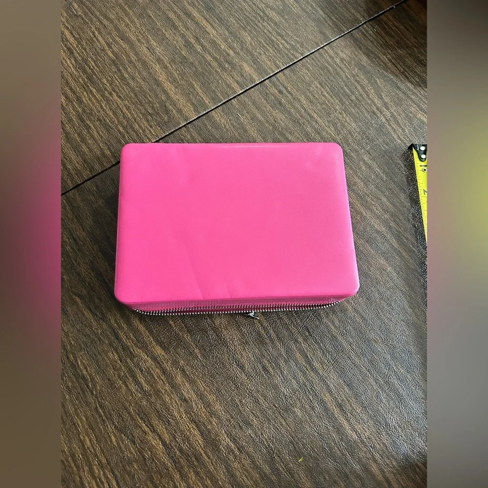 Dior pink vanity make-up case with mirror